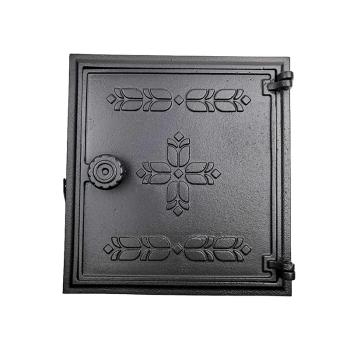Innbee® Revisionstür 295 x 275 Backofentür Gusseisen Räucherei Ofentür Kacheltür
